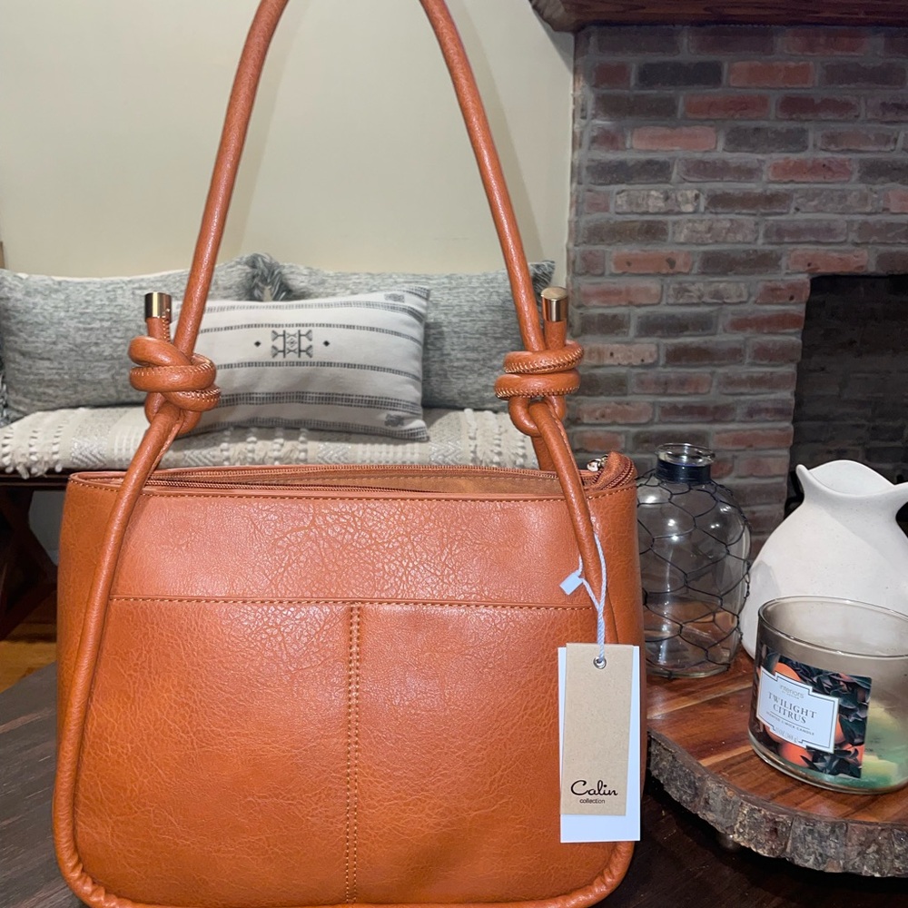 Womens Calin Collection Knotted Tote Bag
